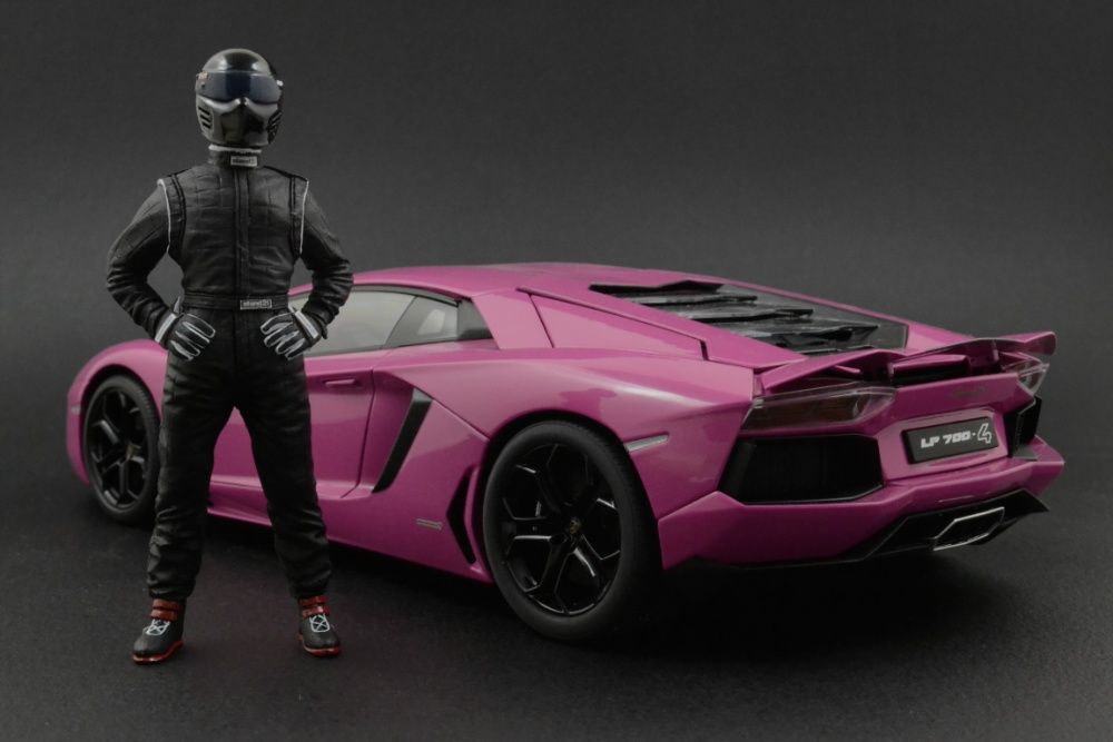 The STIG czarny Figurka 1:18 GT-Spirit Ford GT GT40 BBR RARE