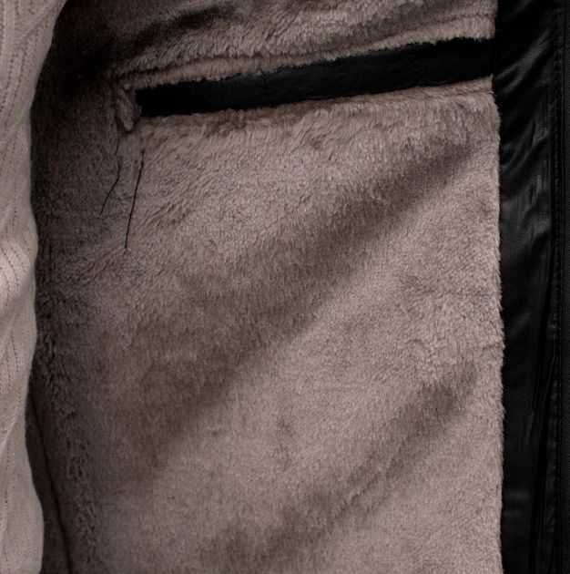 Продам чоловічу зимову кожану куртку Vakko, на хутрі, L - 52, колір Чо