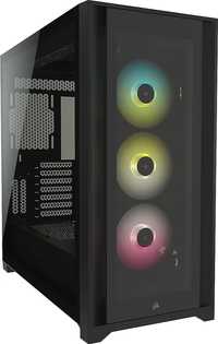 Corsair iCUE 5000X RGB Mid-Tower-ATX-PC Smart obudowa ze szkłem hart.