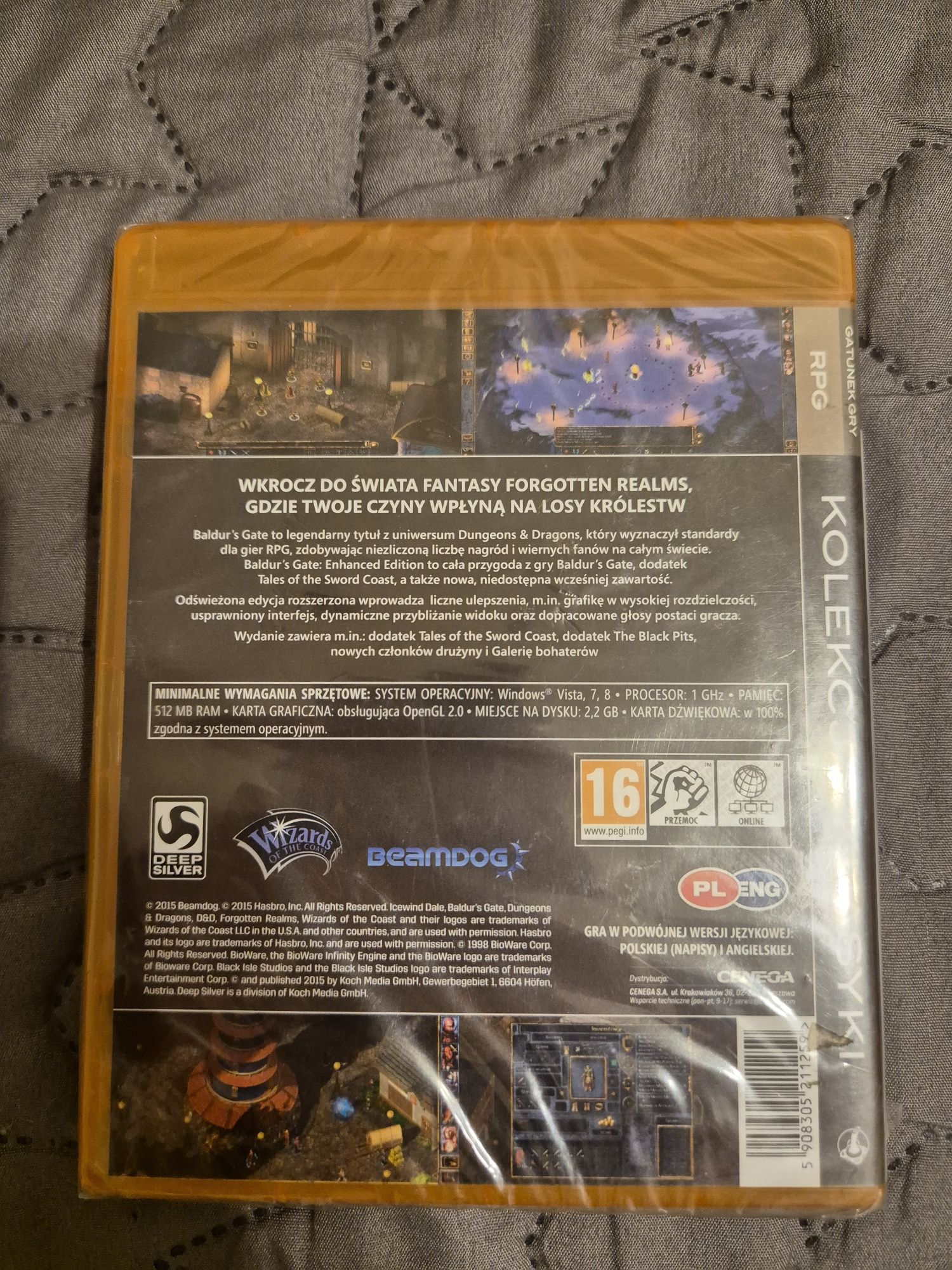 Baldur's Gate Enhanced Edition PC DVD zafoliowana