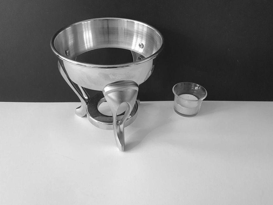 Podgrzewacz stalowy pod dzbanek, stojak