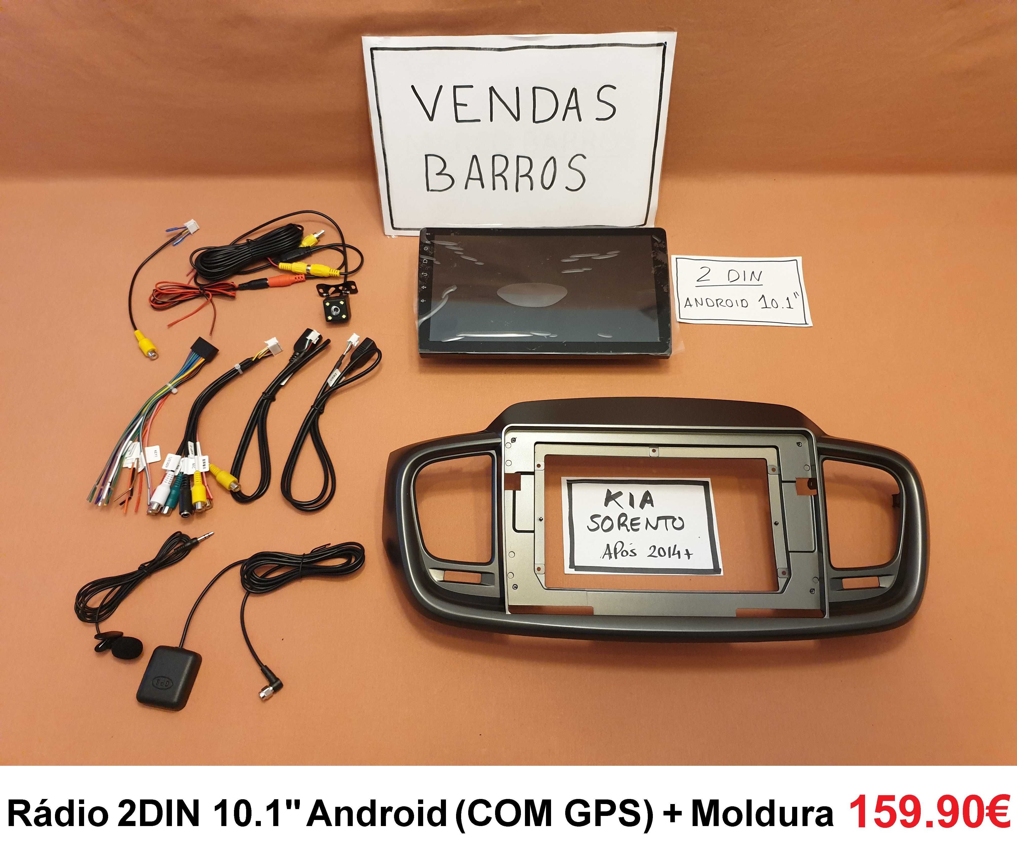 (NOVO) Rádio 2DIN • KIA Sorento • (2009 até 2020) • Android GPS WiFi