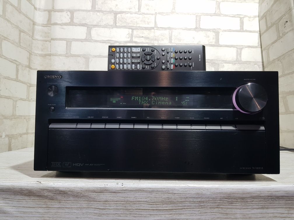 7.2 AV ресивер ONKYO TX-NR818, *7x180 Вт, HDMI,USB,4K, б/у з Німеччини
