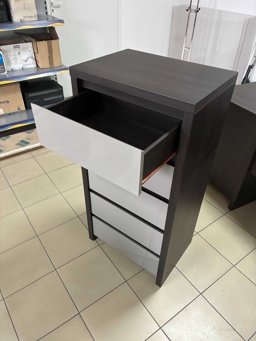 Komoda Black Red White