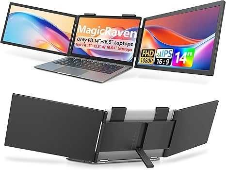 Dodatkowe monitory do laptopa Macicraven nowe 14 cali IPS