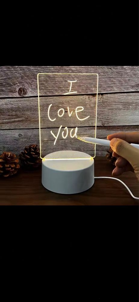 Tablica z lampka led
