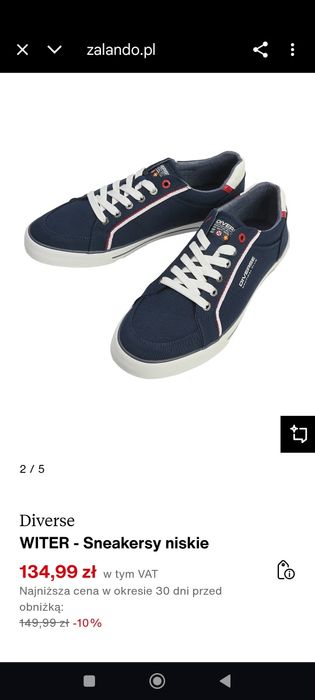 Nowe buty Diverse trampki adidasy