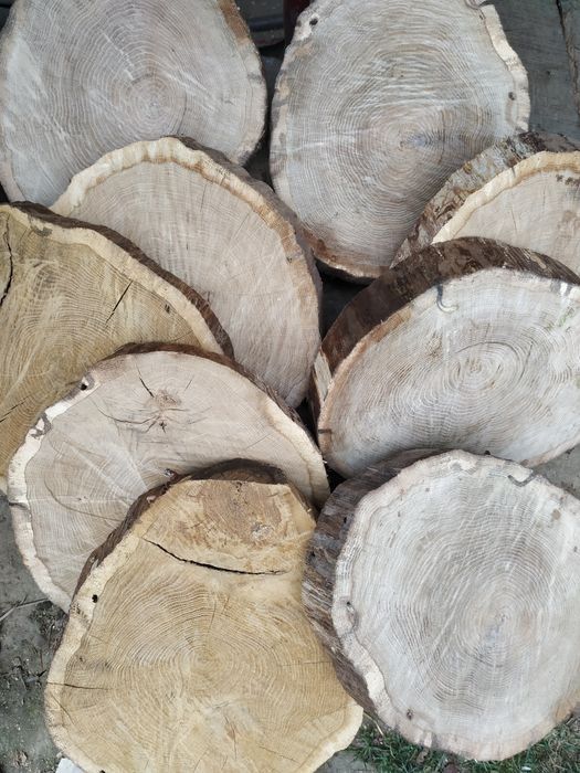 Plastry suche z czereśni, dębu