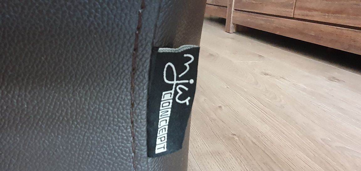 Sofa rozkładana komplet skórzany skóra