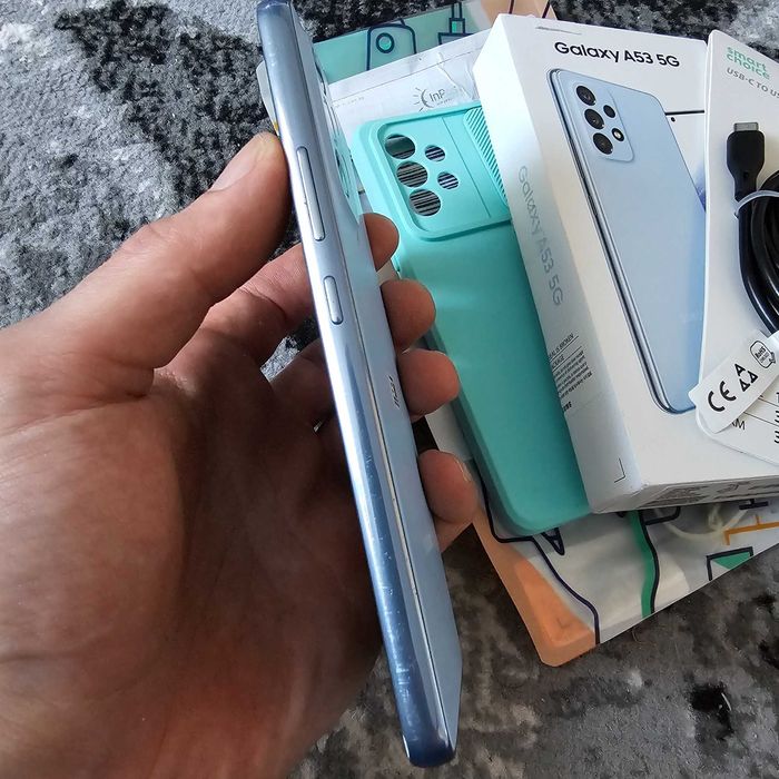 Telefon Samsung Galaxy a53 5G Dual SIM 128GB Niebieski jak nowy