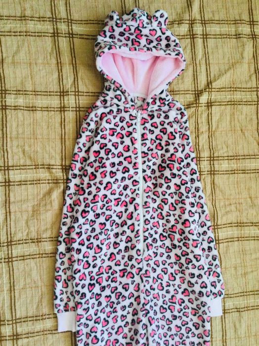 11-12 рок. 152 зріст M&Co Флісовий кігурумі Райдужний і з Сердечками