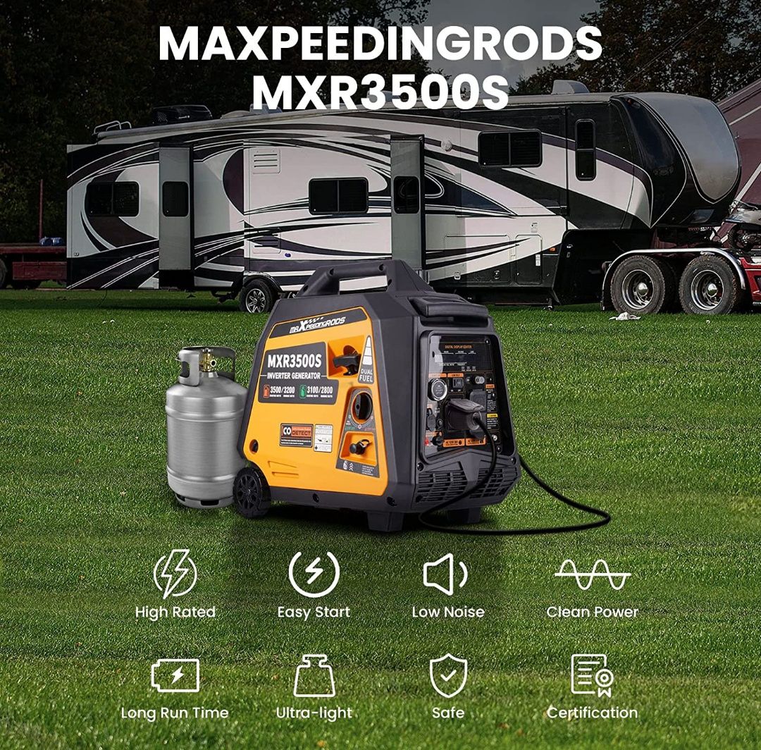 Інверторний генератор MaxPeedingRods MXR3500S DualFuel газ/бензин