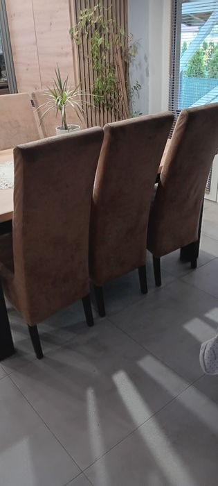 Komplet 6 krzesel do salonu/jadalni