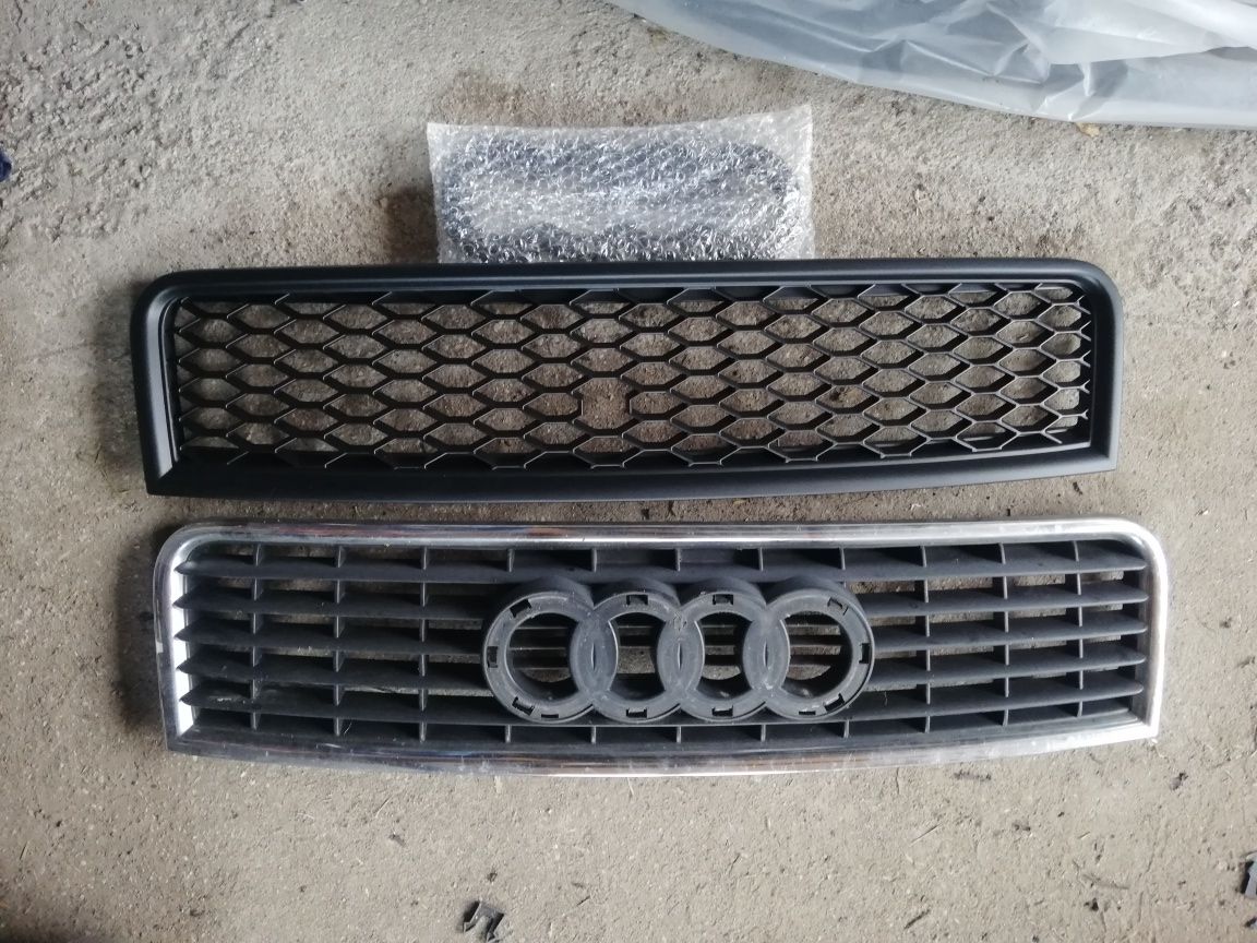 Kratka kratki Audi A4 B6 S-Line sline zderzak grill komplet