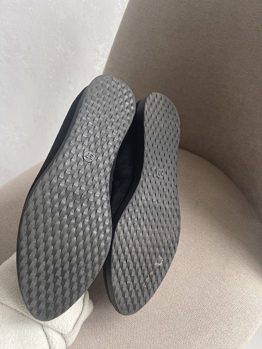 Туфли (балетки)  из кожи