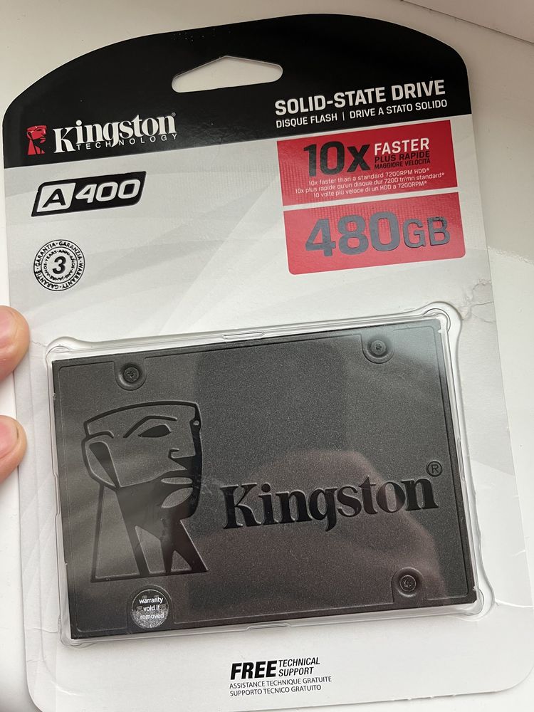 SSD диск Kingston SSDNow A400 480GB 2.5" SATAIII