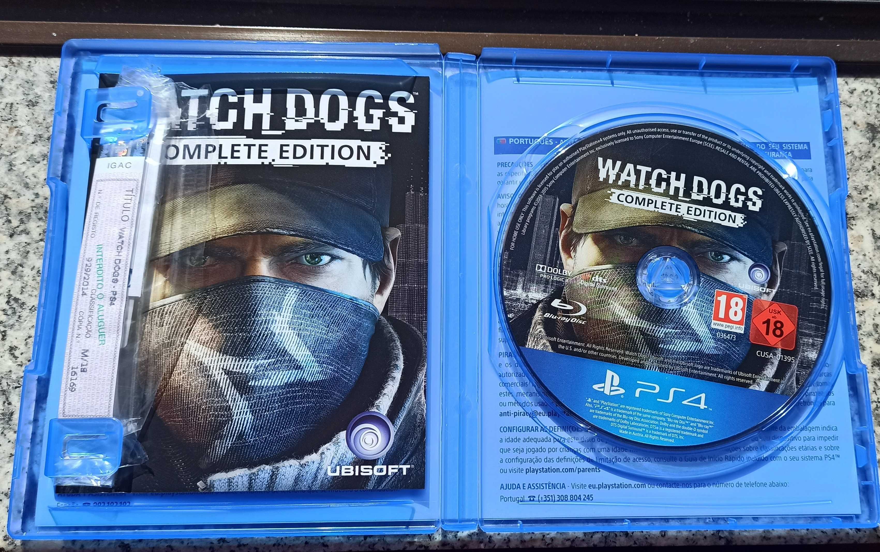 Watchdogs Complete Edition PS4 Como novo