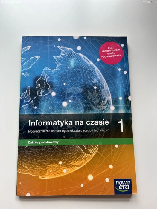 Podeecznik Informatyka na czasie 1 Niwa Era zakres podstawowy