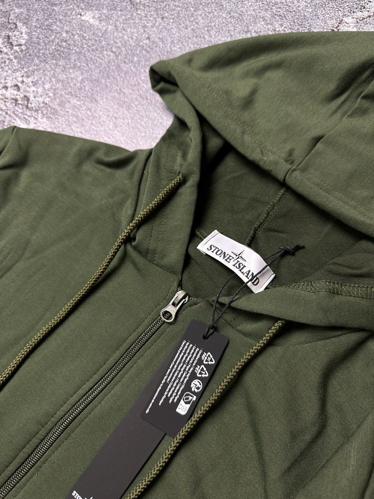 Хакі зіп худі Stone Island | Аунтефік ОЛХ ДОСТАВКОЮ!