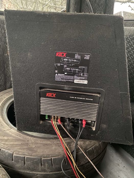 Сабвуфер kicx gt311BPA 975W