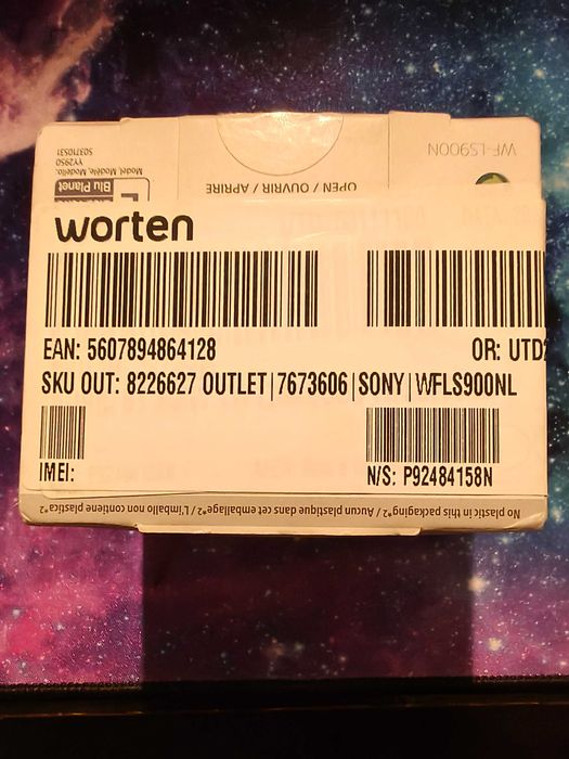 Sony LinkBuds S WF-LS900N novos, selados produto de outlet