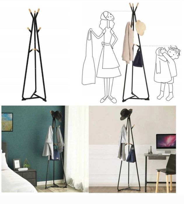 Полиця вішалка стійка шафа підставка для взуття одягу підлогова лофт