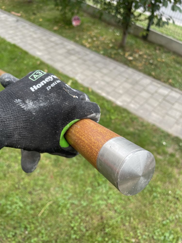 Poręcz, barierka imitacja drewna 3m, srednica 4cm