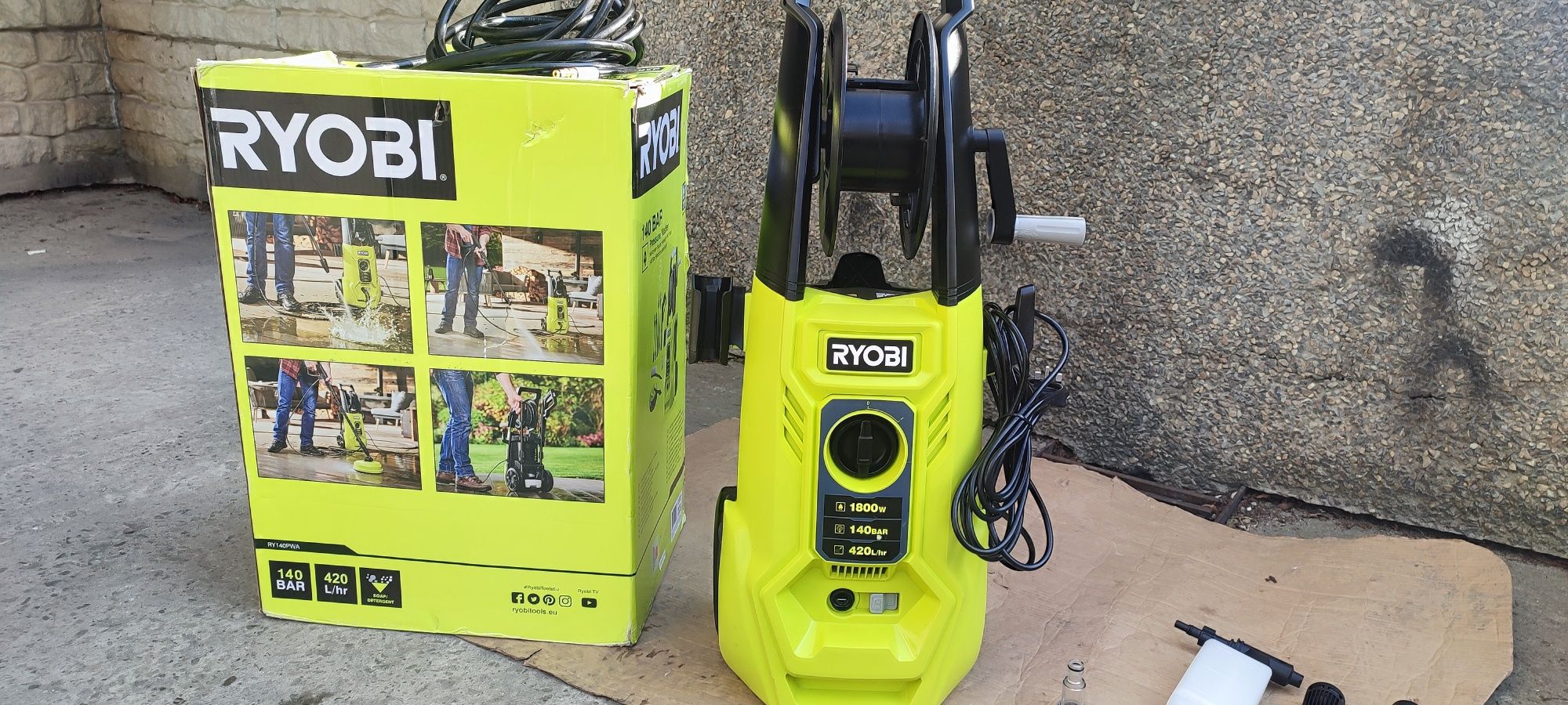 RYOBI мийка високого тиску ОРИГІНАЛ з Англії
