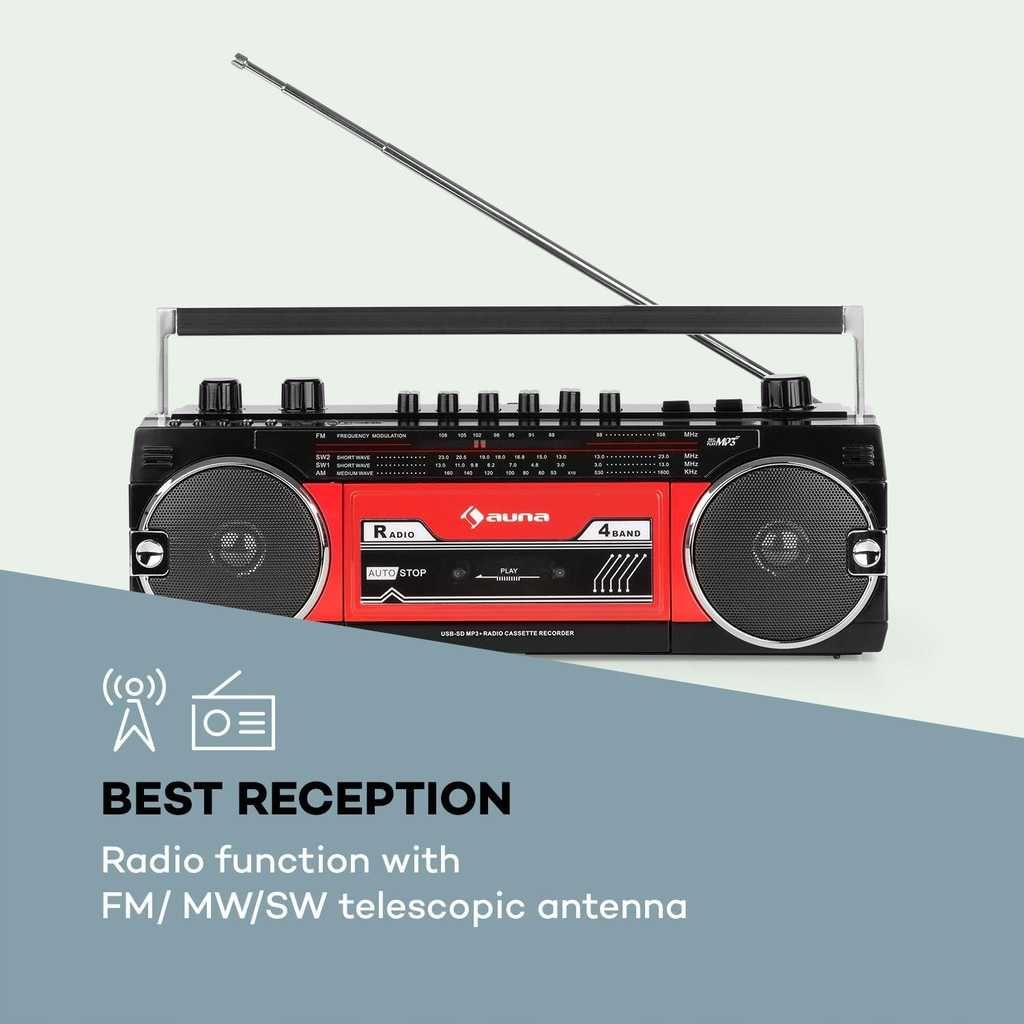 Radioodtwarzacz w Sylu Retro Bluetooth USB SD MP3 RADIO FM Nowe!