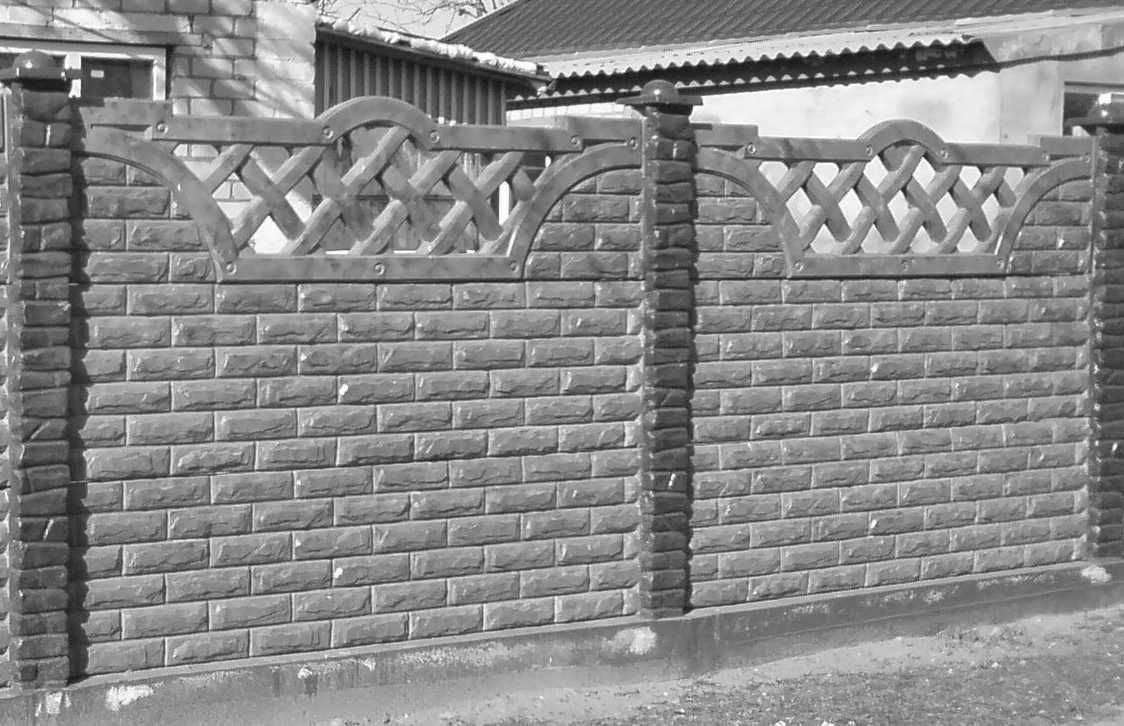 Забор ,Еврозабор , забор бетонный глянцевый гладкий - 250 грн / шт