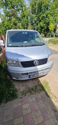 Sprzedam VW t5 2.5 Tdi long 6-cio osobowy plus paka 2,05m