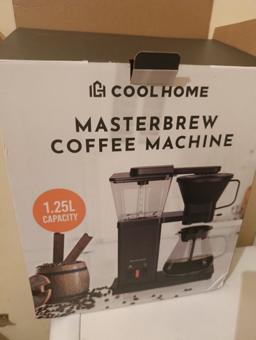 COOLHOME Masterbrew Ekspres Przelewowy 1.25L - NOWY / POWYSTAWOWY!