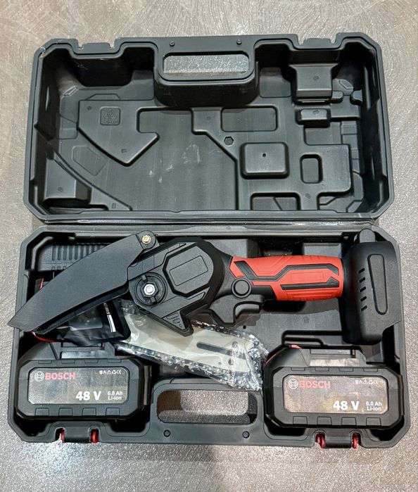 Акумуляторна Пила BOSCH 48V 6.0Ah | Потужна | Легка | 2 Акумулятори
