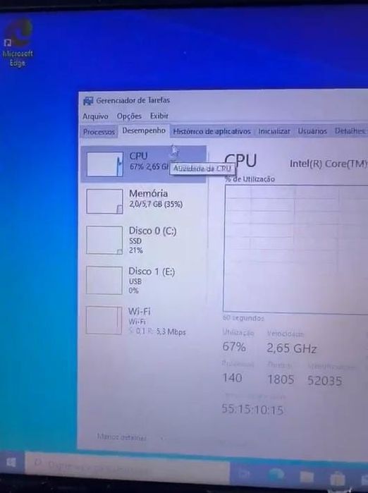 Portátil PC Windows 10