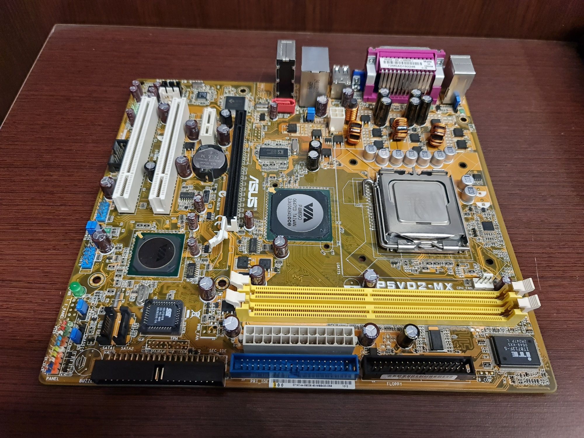 płyta P5VD2-MX + 1,5GB RAM + E4400+ CHŁODZENIE + GRAFIKA P1310