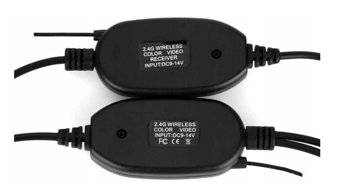 Moduł bezprzewodowy kamer cofania RCA 12V 2,4G ttst878