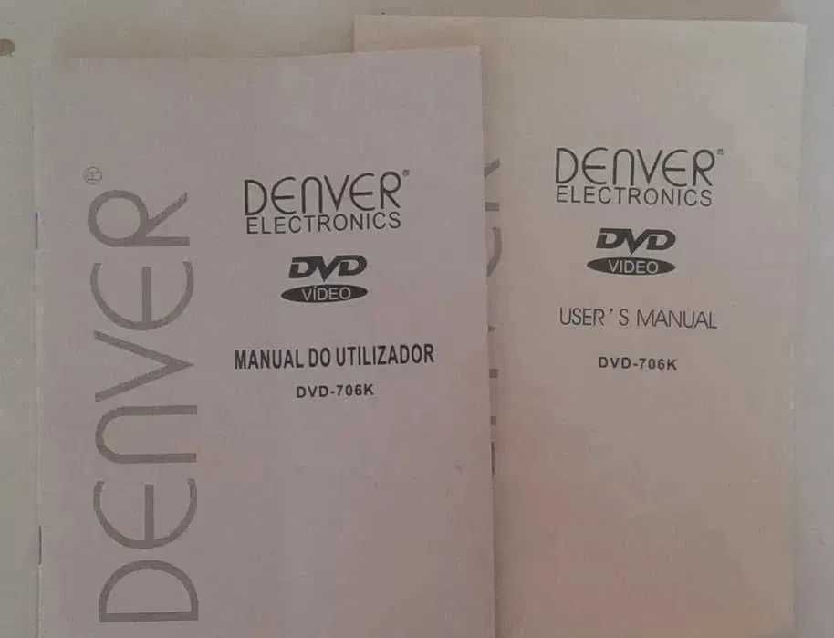 Leitor DVD Denver 706K + 5 DVD`s