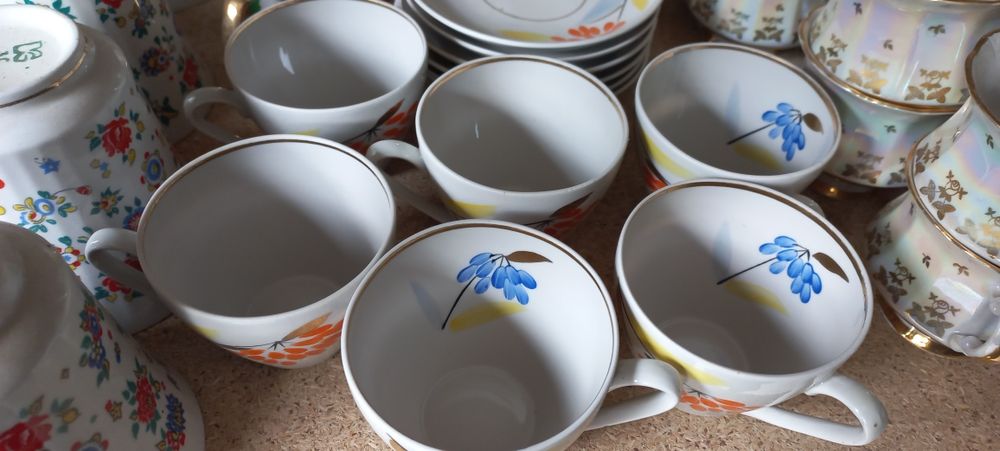 Сервізи, чашки Коростень, Довбиш, Полонне,