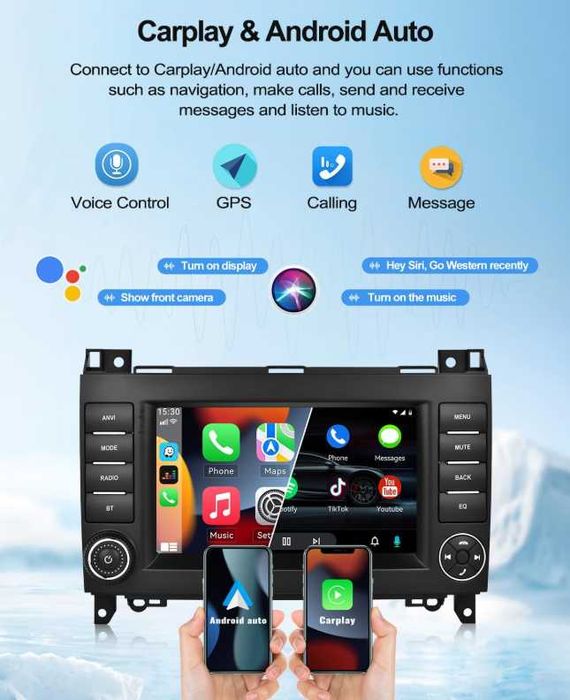 2G + 64G Android radio samochodowe Mercedes W169 B200 Vito Sprinter