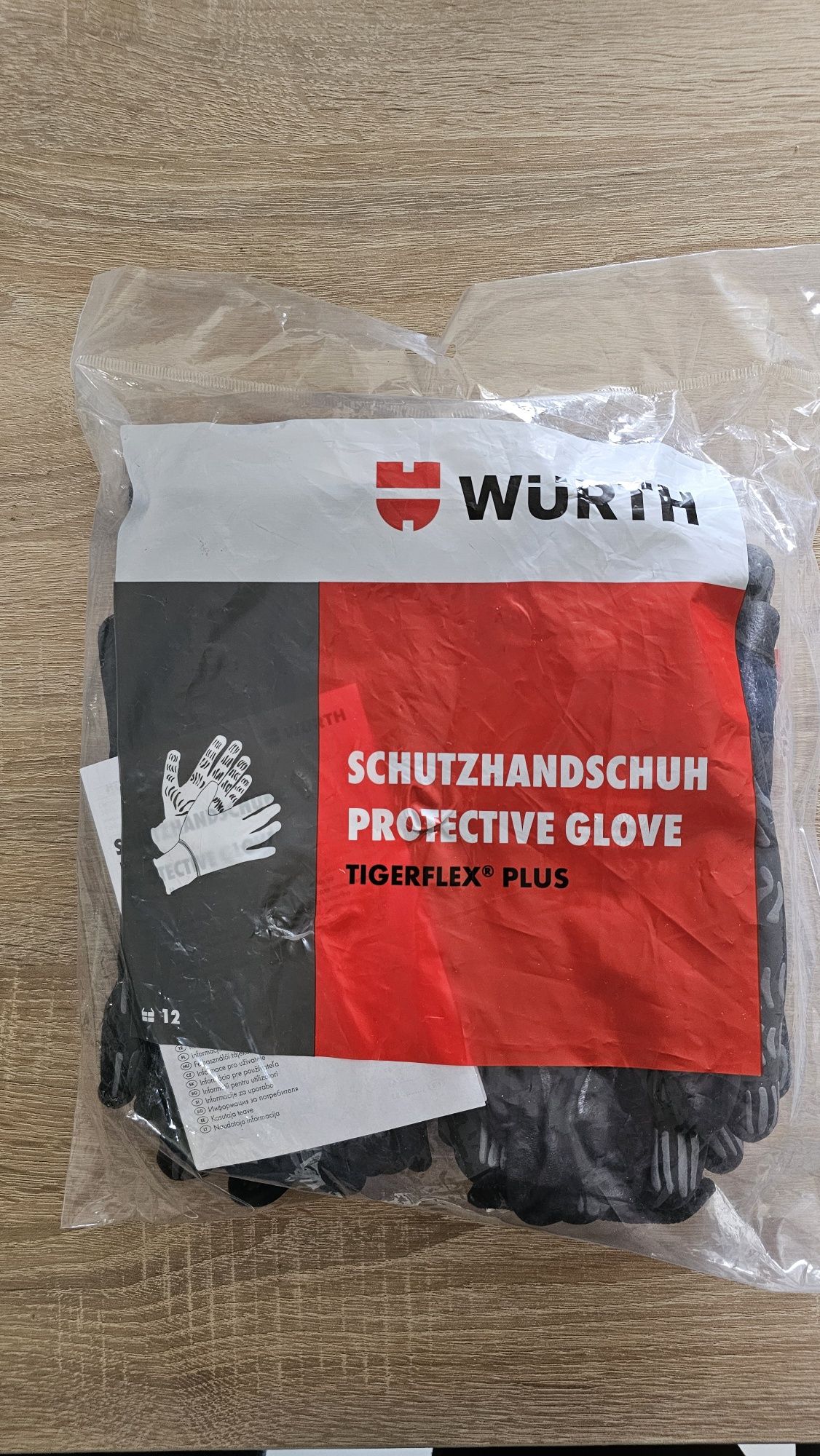 Rękawice würth tigerflex plus rozmiar 10 12 par