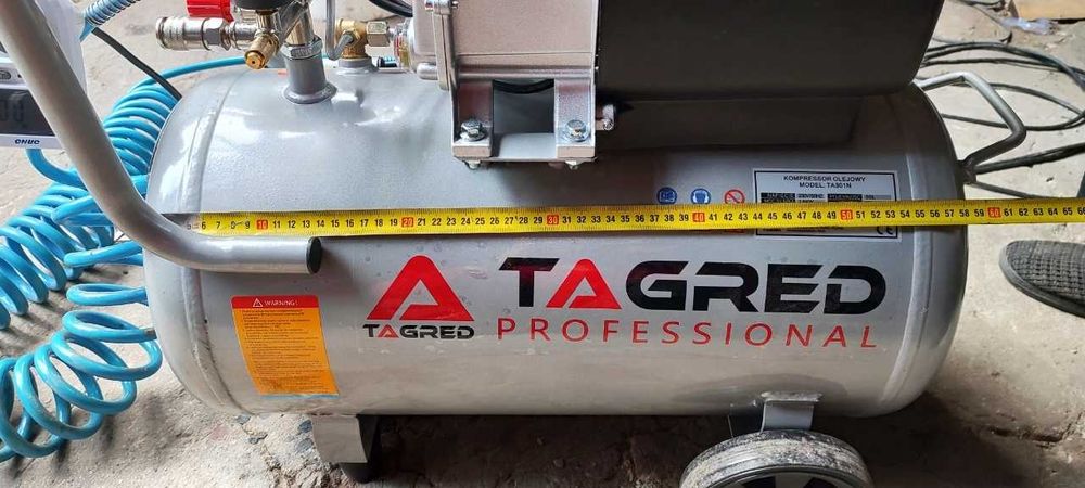 NOWY Kompresor 50L Olejowy Samochodowy Sprężarka Powietrza Mocny FV