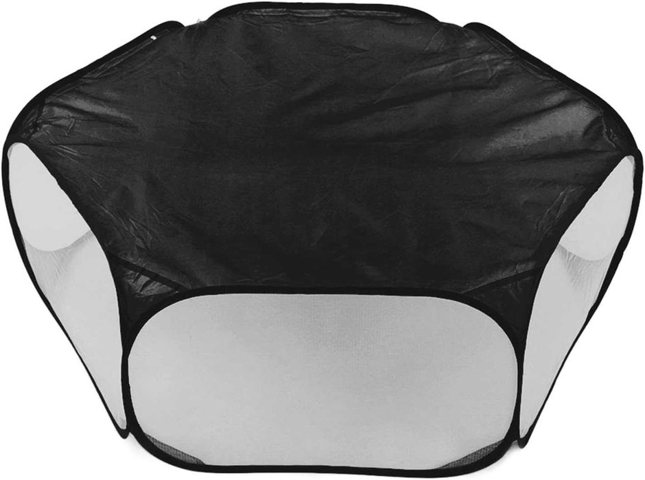 Kojec klatka wybieg czarny dla królika chomika świnki psa zwierząt