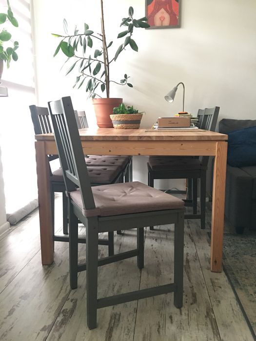 Krzesła drewniane Ikea 6 sztuk