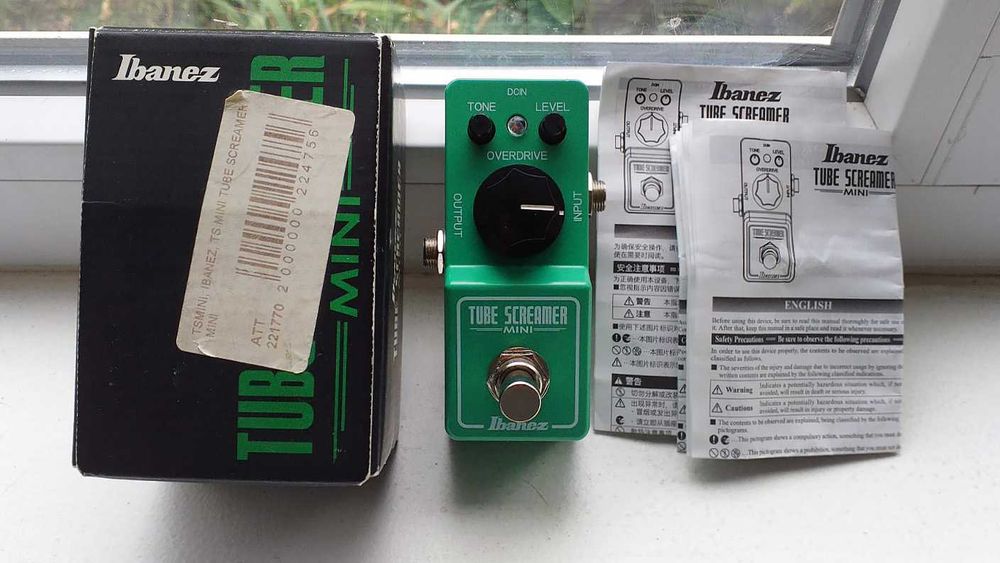 Педаль овердрайв Ibanez Tube Screamer mini