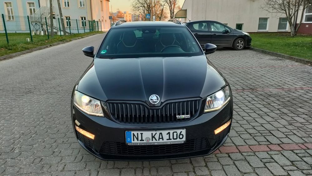 Skoda Octavia 2.0TDI*V RS*184PS*Skóra*Navi*Xeno*LEDY*CzarnaPodsufit*zNiemiec*Polecam