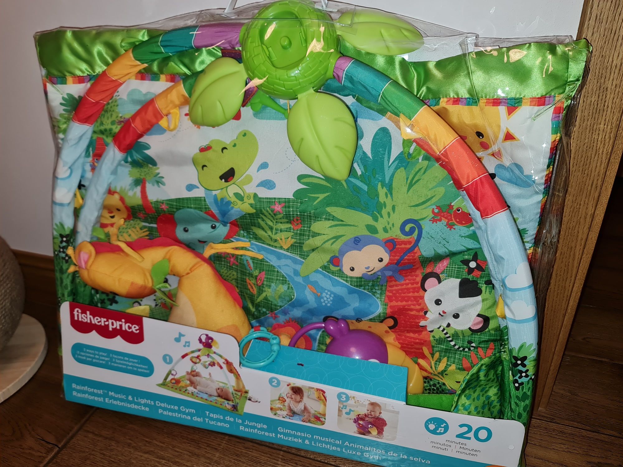 Mata Fisher Price Rainforest uzywana 2 msc bardzo dobry stan