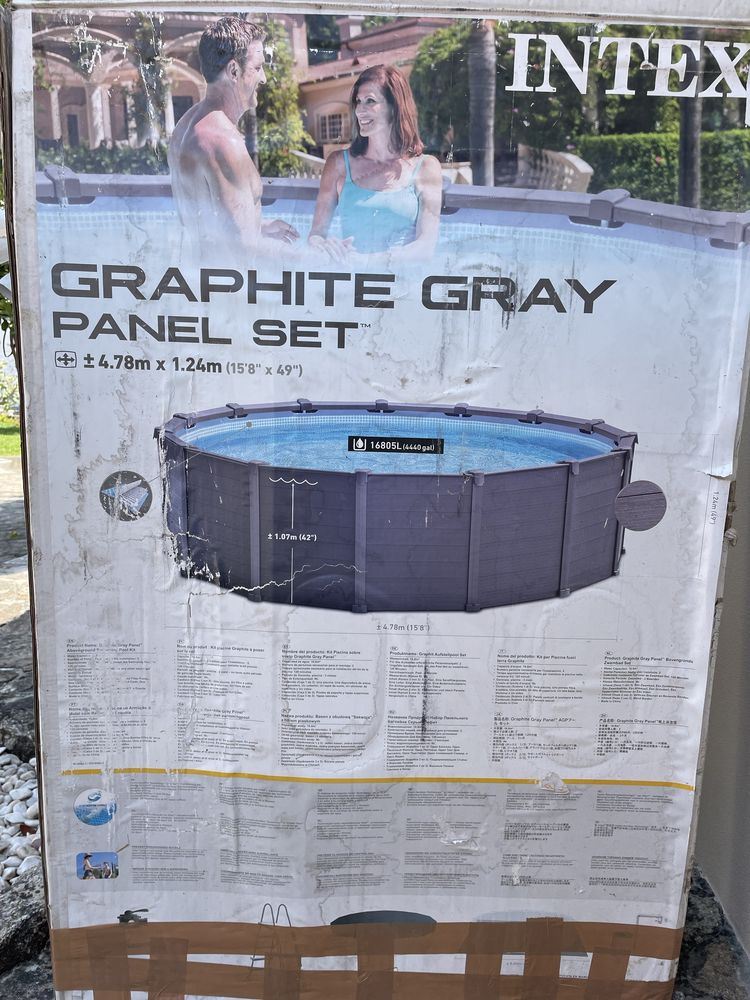 Piscina intex graphite