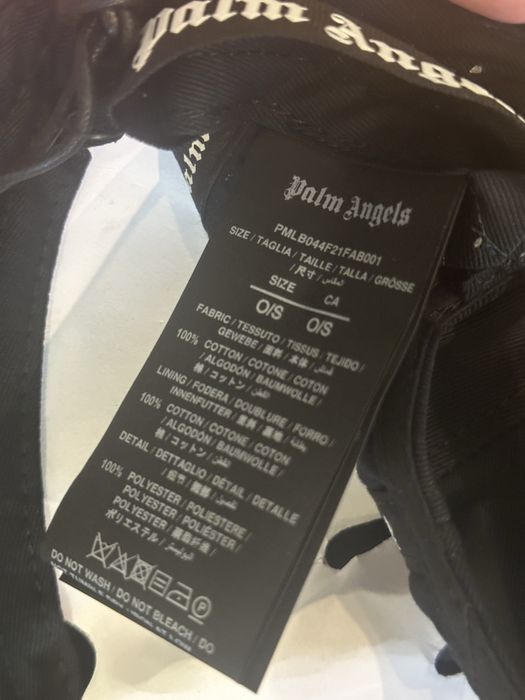 Palm Angels Black Cap Оригінал