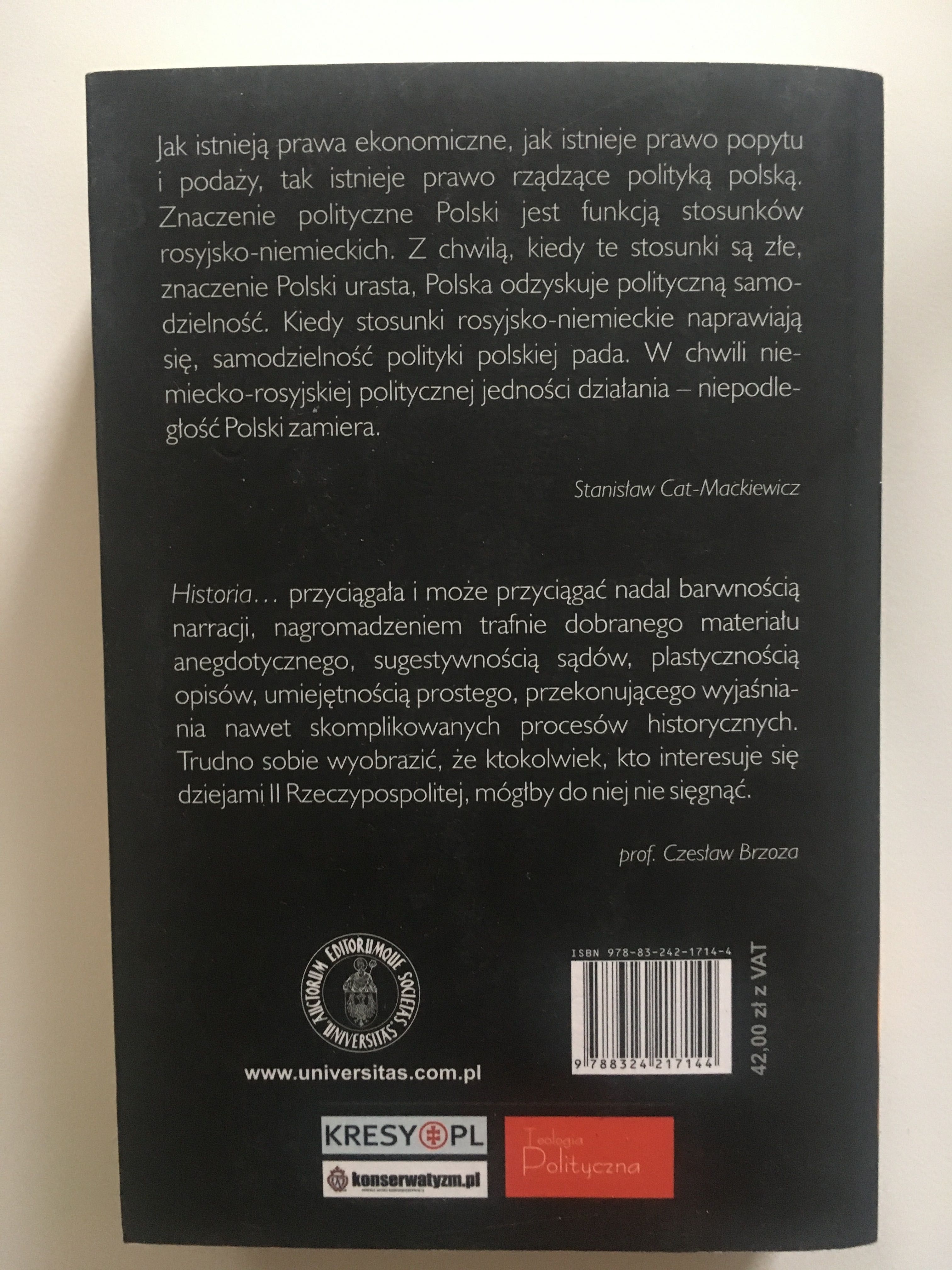 Historia Polski od 11 listopada 1918 do 17 września 1939 Mackiewicz