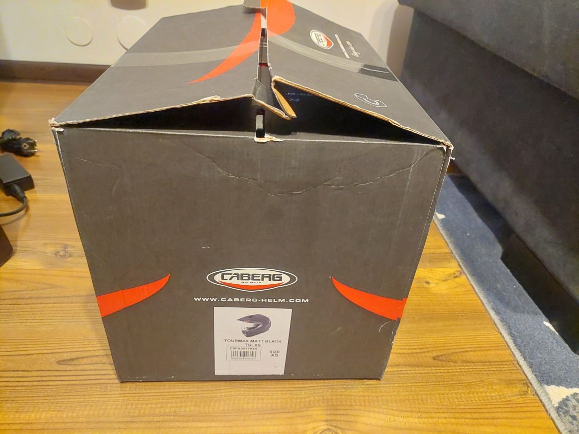 Kask Szczękowy Caberg Tourmax Black XS Stan idealny